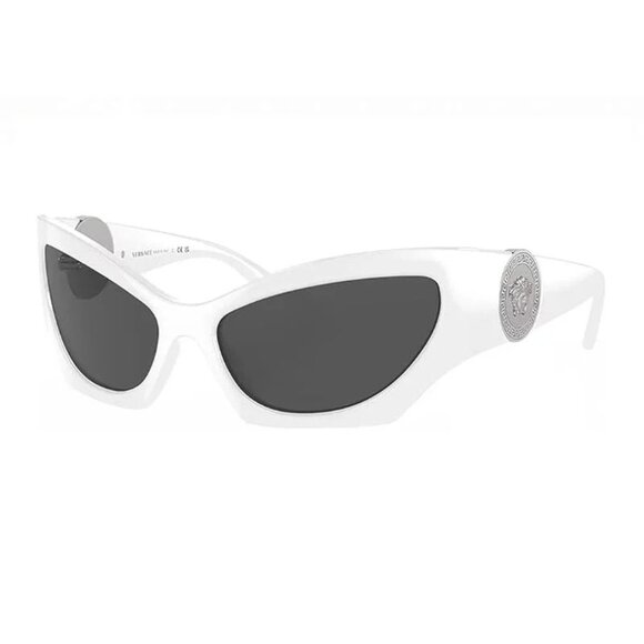 NEW VERSACE SUNGLASSES WHITE WOMEN EYEWEAR VERSACE VE4450 314/87 - Picture 1 of 4
